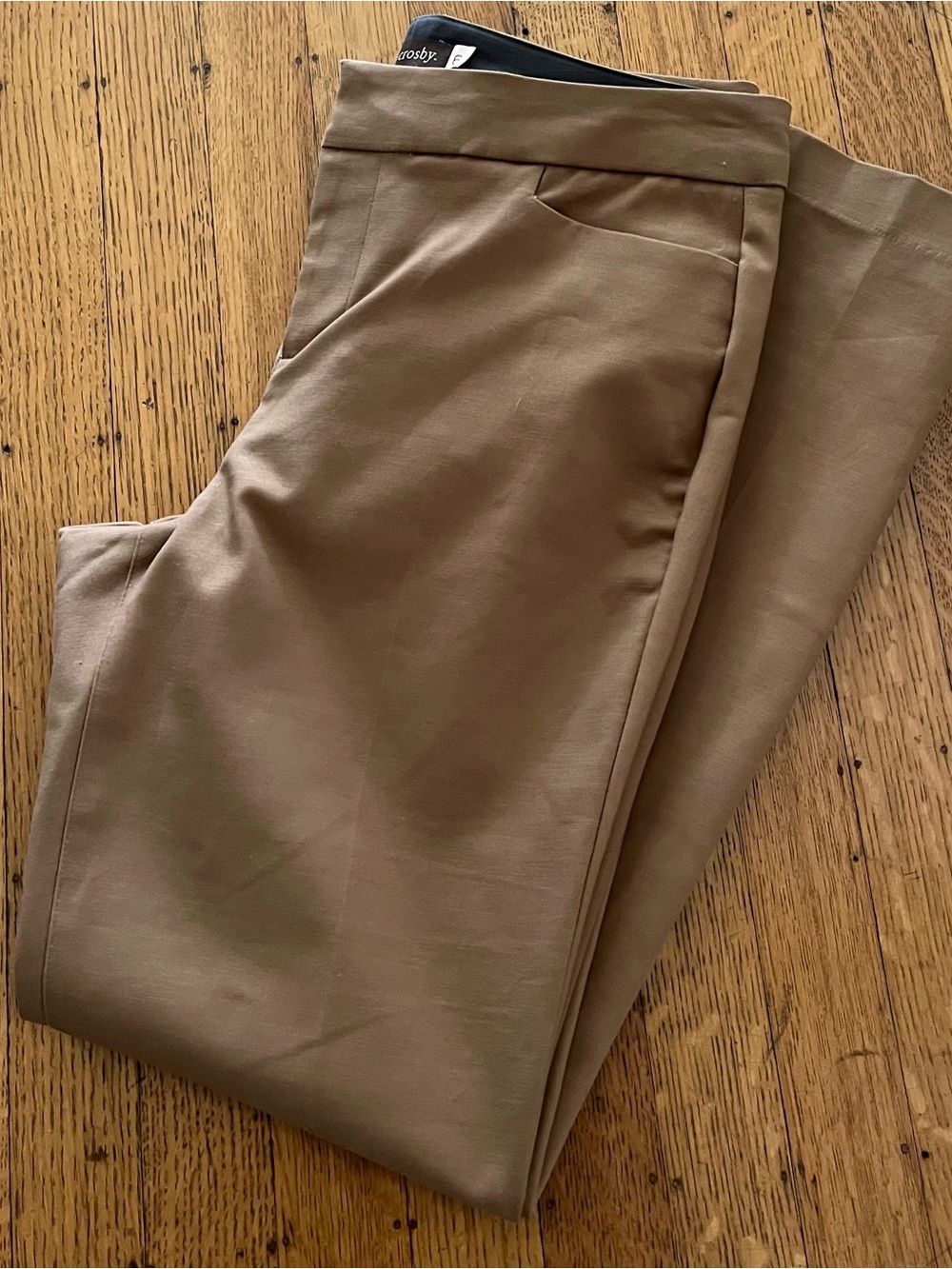 crosby. Women's Ankle Pants in Brown Madison Fit